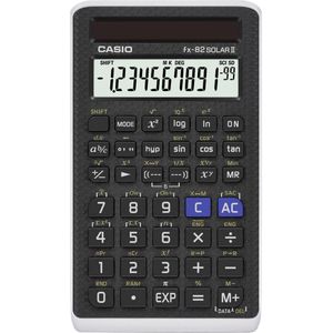 Casio FX-82SOLARII Schoolrekenmachine Zwart Aantal displayposities: 10 werkt op zonne-energie (b x h x d) 71 x 10 x 134 mm