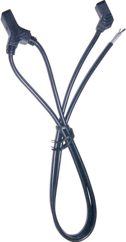 Wallair N40985 2-voudige aansluitkabel voor ventilator Zwart