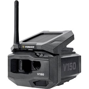 Vosker V150 LTE Wireless Outdoor Solar Wildcamera Timelapsevideo, 4G beeldoverdracht, GSM-module Zwart-grijs