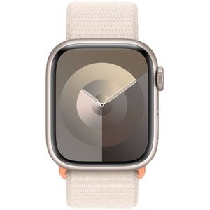 Apple Watch Series 9 GPS + Cellular 41 mm Aluminium kast Sport loop Starlight