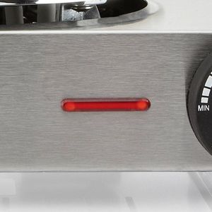 Tristar Hot Plate KP-6191 - Vrijstaande Elektrische Kookplaat - Regelbare temperatuur - 1 kookzone - RVS