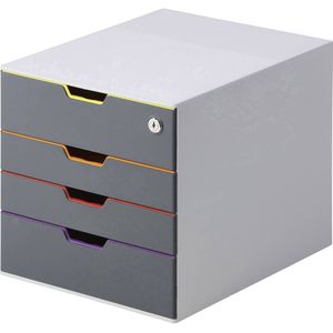 Durable VARICOLOR 4 SAFE - 7606 760627 Ladebox Grijs DIN A4, DIN C4, Folio, Letter Aantal lades: 5