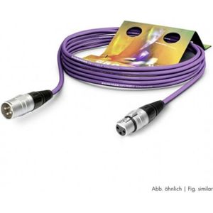 Sommer Cable SGHN-0300-VI XLR Aansluitkabel [1x XLR-bus 3-polig - 1x XLR-stekker 3-polig] 3.00 m Violet