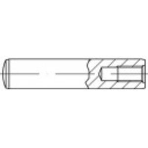 TOOLCRAFT 144771 Cilindrische pen (Ø x l) 4 mm x 24 mm M3 Staal 100 stuk(s)
