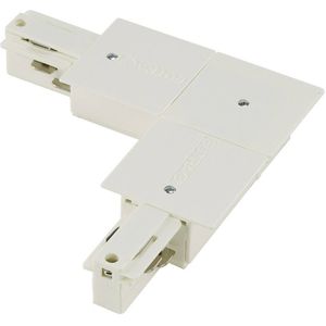SLV - EUTRAC L-verbinder - Wit - Onderdeel - Voor 3-fasen Inbouwrail