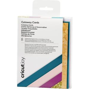 Cricut Joy™ Cutaway Cards Kaartenset Petrol, Fuchsia, Goud, Roze