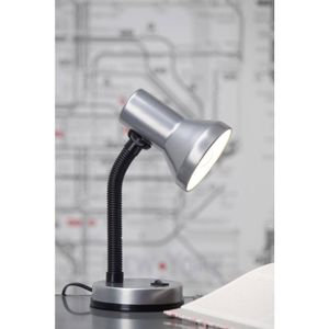 Brilliant Junior Tafellamp Spaarlamp, Gloeilamp E27 40 W Titaan