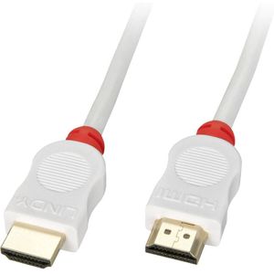 LINDY 41412 HDMI-kabel HDMI Aansluitkabel HDMI-A-stekker, HDMI-A-stekker 2.00 m Rood