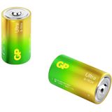 GP Batteries Ultra D batterij (mono) Alkaline 1.5 V 2 stuk(s)