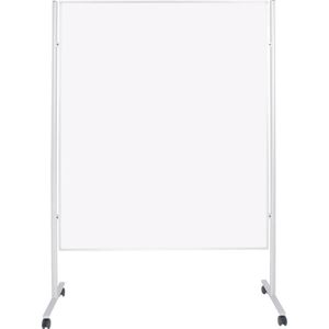 Magnetoplan Presentatiebord Moderationstafel Mobile (b x h) 120 cm x 150 cm Staal Wit Tweezijdig te gebruiken, Beschrijfbaar, In hoogte verstelbaar,