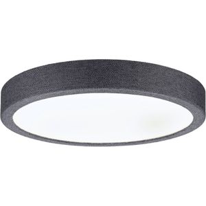 Paulmann Cosara LED Paneel - grijs - rond - Plafonniere - IP44 - 15W - 4000K - 300mm