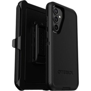 Otterbox Defender Series Case Backcover Samsung Galaxy S23 FE Zwart Stootbestendig, Met standfunctie, Inductieve lading