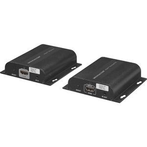 Monacor INS-100Z Extender (verlenging) LAN (10/100 MBit/s), HDMI Via netwerkkabel RJ45 100 m
