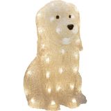 Konstsmide 6299-103 Acryl figuur Energielabel: F (A - G) Hond Warmwit LED Wit