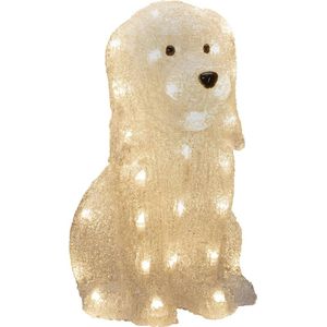 Konstsmide 6299-103 Acryl figuur Energielabel: F (A - G) Hond Warmwit LED Wit