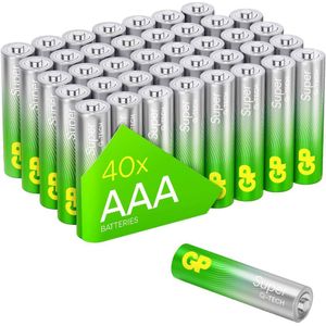GP Batteries Super AAA batterij (potlood) Alkaline 1.5 V 40 stuk(s)