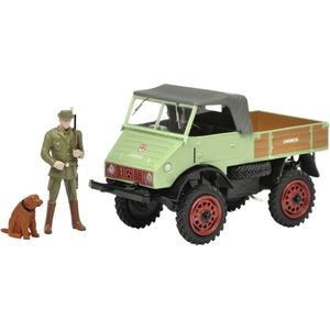 Schuco MB Unimog 401 , MHI 1:43 Vrachtwagen