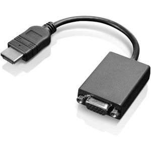 Lenovo 0B47069 Adapter [1x HDMI-stekker - 1x VGA-bus] Zwart