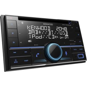 Kenwood DPX-7300DAB Autoradio dubbel DIN Aansluiting voor stuurbediening, DAB+ tuner