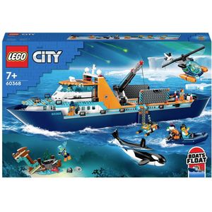 LEGO City Poolonderzoeksschip Groot Drijvend Boot Speelgoed Set voor Kinderen 7+ - 60368