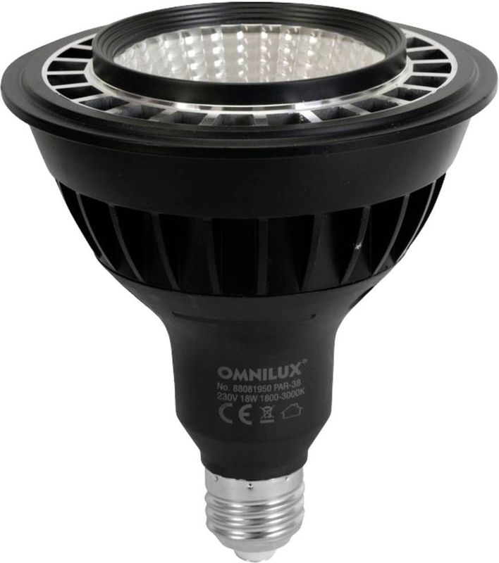 Omnilux - PAR-38 - LED Lamp - Dimbaar - 18W - E27 Fitting