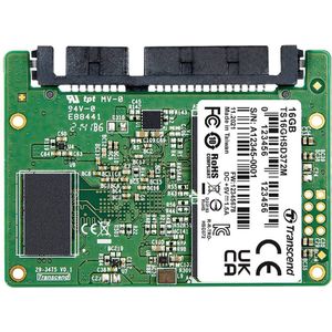 Transcend HSD372M 16 GB Half-Slim SSD industriële harde schijf SATA III Industrial TS16GHSD372M