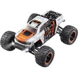 Reely RaVage 4x4 Oranj - Wit Brushed 1:16 RC Auto Elektro Monstertruck 4WD RTR 2,4 GHz Incl. Accu en Laadkabel