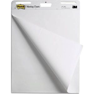 Post-it Meeting Charts 559 Flipchartpapier Aantal paginas: 30 blanco 63.5 cm x 76.2 cm Wit