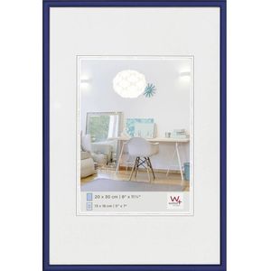 walther+ design KV030L Wissellijst Papierformaat: 20 x 30 cm Blauw