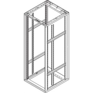 nVent SCHROFF 27230175 19 inch Frame Grijs