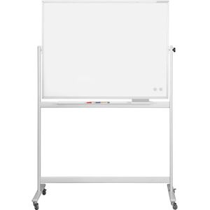 Magnetoplan Whiteboard CC Mobil (b x h) 1500 mm x 1000 mm Wit Geëmailleerd Aan beide zijden te gebruiken, Incl. opbergbakje