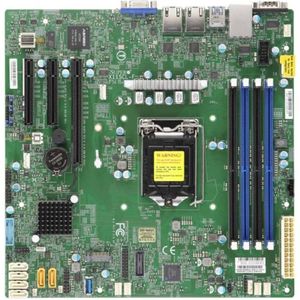 Supermicro MBD-X11SCL-F-O Moederbord Socket Intel 1151 Moederbord chipset Intel® C242