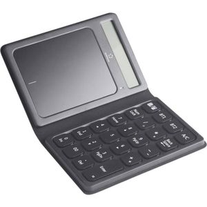 Renkforce RF-NK-300 Numeriek toetsenbord Bluetooth Vouwbaar, Geluidsarme toetsen, Geïntegreerd touchpad, Rekenmachinefunctie Zwart