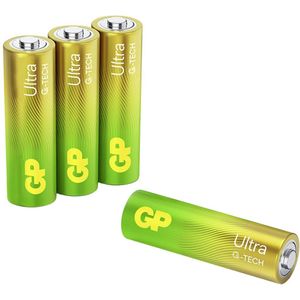 GP Batteries Ultra AA batterij (penlite) Alkaline 1.5 V 4 stuk(s)