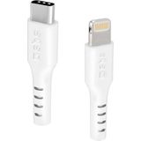 sbs mobile USB-C-kabel Apple Lightning stekker, USB-C stekker 1 m Wit Stekker past op beide manieren TECABLELIGTC1W