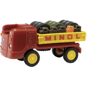 Mehlhose 210008501 H0 Vrachtwagen VEB Multicar M21 met Minol-vaten als lading