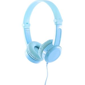 onanoff Travel On Ear headset Kinderen Kabel Blauw Vouwbaar, Headset, Volumebegrenzing