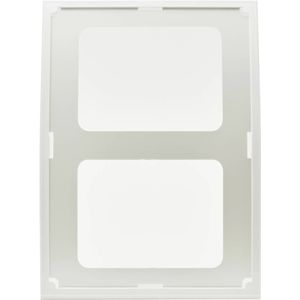 Deflecto 2305WEU Follderhouder (tafelmodel) Voor papierformaat: DIN A5 staand Wit, Transparant 1 stuk(s)