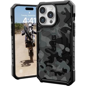 Urban Armor Gear Pathfinder SE MagSafe Backcover Apple iPhone 15 Pro Max Camouflage, Midnight MagSafe compatible