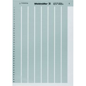 Weidmüller 1975160000 LM MT300 105X105 SI Labelprinter Montagemethode: Plakken Markeringsvlak: 105 x 105 mm Zilver Aantal markeringen: 40 10 stuk(s)