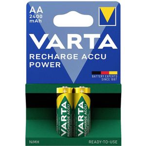 Varta RECH.AC.Power AA2400mAh Bli 2 Oplaadbare AA batterij (penlite) NiMH 2400 mAh 1.2 V 2 stuk(s)