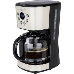 Korona KOR 10666 Koffie auto.12Tas.crème - Filterkoffiezetapparaat - Wit