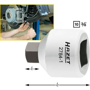 HAZET 2784-1 - Dopsleutelbit - 3/8 inch - 10 mm - Binnen-zeskant-profiel