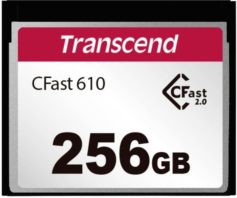 Transcend TS256GCFX610 CFast Kaart - 256 GB