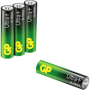 GP Batteries Ultra AAA batterij (potlood) Alkaline 1.5 V 4 stuk(s)