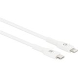 Manhattan USB-kabel USB-C stekker, Apple Lightning stekker 2.00 m Wit 394529
