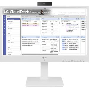 LG 24CR671N-2P All-in-One PC - Wit - Intel Pentium N6005 - 8 GB RAM - 256 GB SSD