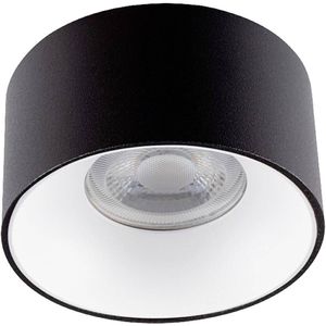 Kanlux 27577 Riti Plafondlamp GU10, Par 16 Zwart (mat), Wit (mat)