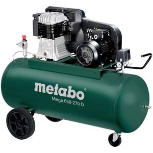 Metabo Mega 650-270 D Pneumatische compressor 270 l