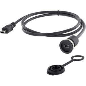 Encitech - M16 1310-1011-01 - Mini USB 2.0 Type B Chassisconnector - PA-Kunststof